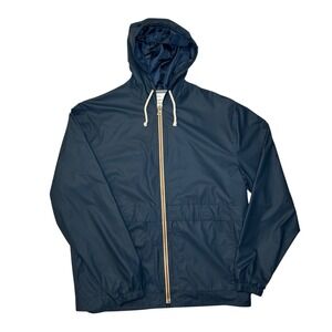 Original Weatherproof Vintage Rain Jacket Zip Up Navy Men's Large